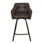 IV Interior Concept Scaun bar cu brate, elegant, Loft microfibra gri antic A-39081 VC (A-39081 VC)