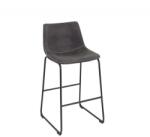 IV Interior Concept Set 2 scaune de bar cu tapiterie din microfibra Django gri vintage A-38110 VC (A-38110 VC)