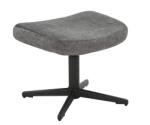 IV Interior Concept Taburetele/ Suport pentru picioare VOGUE catifea gri (A-46704 VC)