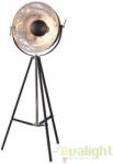 IV Interior Concept LAMPADAR deosebit in stil RETRO BIG Studio negru/ argintiu A-36562 VC (A-36562 VC)