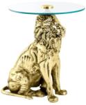 IV Interior Concept Masuta laterala design unic WILDLIFE LION 60cm (A-44827 VC) Masa de cafea