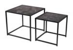 IV Interior Concept Set de 2 masute design industrial Slim Line (A-44179 VC) Masa de cafea