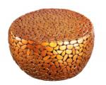 IV Interior Concept Masuta decorativa Stone Mosaic 72cm, cupru (A-41434 VC) Masa de cafea
