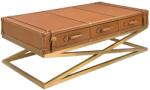 AC Atelier Masuta LUX design italian Cowhide camel (AC 2149) Masa de cafea