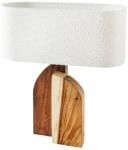 IV Interior Concept Lampa de masa, Lemn, Tesatura Boucle, Alb, LOVERS 60cm, A-46649 VC (A-46649 VC)