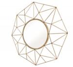 IV Interior Concept Oglinda de perete decorativa Diamond 90cm, alama (A-43066 VC)