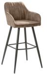 IV Interior Concept Set 2 scaune de bar Turin microfibra taupe vintage (A-40438 VC)