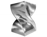 IV Interior Concept Taburete design deosebit Twist, argintiu (A-30220 VC)