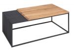 IV Interior Concept Masuta de cafea design industrial Architecture 100cm stejar (A-41576 VC) Masa de cafea