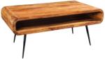 IV Interior Concept Masuta design industrial vintage Alpha 90cm Sheesham stone (A-43749 VC) Masa de cafea