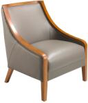 AC Atelier Fotoliu elegant design LUX Grey leather (AC 5126)
