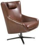 AC Atelier Fotoliu pivotant tapitat cu piele sintetica George (AC 5089)
