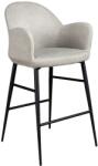 AC Atelier Scaun de bar design LUX, Metal, Tesatura, Light grey (AC 4174)