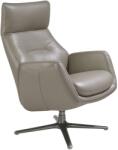 AC Atelier Fotoliu pivotant, rabatabil tapitat cu piele George (AC 5092-KF-A001-M5655)