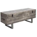 IV Interior Concept Cufar din lemn Factory Loft 115cm, mango gri A-39664 VC (A-39664 VC)