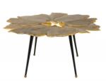 IV Interior Concept Masuta cu aspect deosebit Ginkgo Leafs 95cm, auriu (A-42033 VC) Masa de cafea