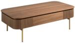 AC Atelier Masuta de cafea moderna design LUX Wood and Gold (AC 2108-413A) Masa de cafea