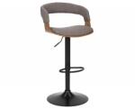 IV Interior Concept Scaun de bar pivotant Manhattan frasin/ gri (A-44197 VC)