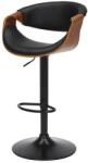 IV Interior Concept Scaun de bar pivotant ORGANIC nuc/ negru (A-47714 VC)