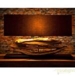 IV Interior Concept Veioza / Lampa de masa design rustic Riverine negru A-17327 VC (A-17327 VC)