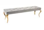 IV Interior Concept Banca eleganta Modern Barock 170cm, gri / auriu (A-43385 VC)