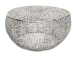 IV Interior Concept Masuta cu aspect deosebit Leaf 80cm, argintiu (A-40286 VC) Masa de cafea
