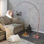 IV Interior Concept Lampadar inalt si elegant cu arc extensibil si abajur de 32cm, Big Bow cupru A-21599 VC (A-21599 VC)
