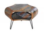 IV Interior Concept Masuta design industrial Organic Living 60cm Sheesham (A-43710 VC) Masa de cafea
