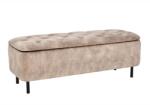 IV Interior Concept Bancheta cu spatiu de depozitare Catifea bej, EN VOGUE 120cm (A-47656 VC)