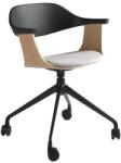 AC Atelier Scaun de birou pivotant design modern Gris-Negro (AC 4130-DC-S200D)