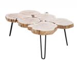 IV Interior Concept Masuta living cu blat lemn de salcam, Goa II 115cm A-36708 VC (A-36708 VC) Masa de cafea