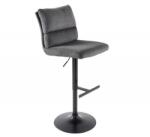 IV Interior Concept Set 2 scaune de bar Comfort catifea gri (A-43653 VC)