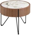 AC Atelier Masuta auxiliara deosebita design LUX Walnut-Marble (AC 2139) Masa de cafea