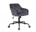 IV Interior Concept Scaun de birou elegant Turin, catifea gri inchis (A-40305 VC)