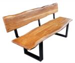 IV Interior Concept Banca design industrial vintage Mammut 160cm, salcam A-46153 VC (A-46153 VC)
