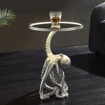 IV Interior Concept Masuta cu iluminat WILDLIFE OCTOPUS 55cm argintiu (A-44566 VC) Masa de cafea