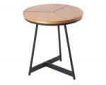 IV Interior Concept Masuta laterala design industrial vintage Oak Elegance 45cm (A-41204 VC) Masa de cafea