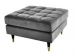 IV Interior Concept Taburete elegant Cozy Velvet 80cm, catifea gri (A-43132 VC)