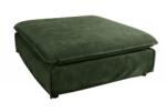 IV Interior Concept Taburete confortabil, suport pentru picioare Heaven 100cm, catifea verde inchis (A-40834 VC)