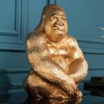 IV Interior Concept Statueta decorativa gorila Kong aurie A-41687 VC (A-41687 VC)