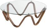 AC Atelier Masuta de cafea design modern Walnut Round (AC 2124-CT20048) Masa de cafea