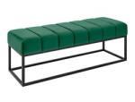 IV Interior Concept Bancheta tapitata Petit Beaute 110cm, catifea verde smarald (A-40316 VC)
