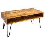 IV Interior Concept Masuta design industrial vintage Scorpion 100cm, mango natur A-38947 VC (A-38947 VC) Masa de cafea