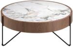 AC Atelier Masuta de cafea deosebita design LUX Walnut-Marble (AC 2138) Masa de cafea