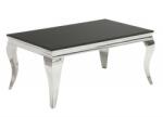IV Interior Concept Masuta living eleganta Modern Barock negru 100cm (A-37352 VC) Masa de cafea