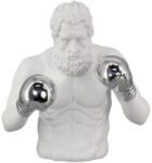IV Interior Concept Statueta decorativa BOXER 50cm alb/ argintiu (A-48034 VC)