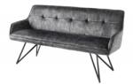IV Interior Concept Bancheta cu aspect retro Euphoria 160cm, gri inchis (A-43127 VC)