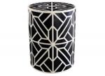 IV Interior Concept Masuta auxiliara design unicat Bone Inlay 45cm (A-43661 VC) Masa de cafea
