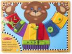 Melissa & Doug Puzzle educativ Melissa Doug - Ursulet cu abilitati de imbracare, 6 piese, din lemn (13784) Puzzle