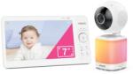 VTech Monitor video pentru bebelusi VTech VM7468, ecran LCD 7 inch, camera Pan-Tilt-Zoom, lumina de veghe multicolora (VM7468) Aparat supraveghere bebelus